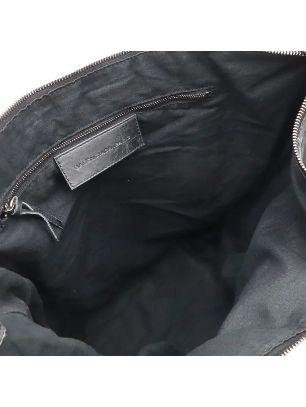 Balenciaga the Day Shoulder Bag Crossbody Leather Black